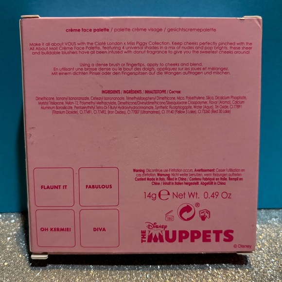 BNIB! Ciate London Miss Piggy Collection Crème Face Palette in All About MOI! - Picture 6 of 9